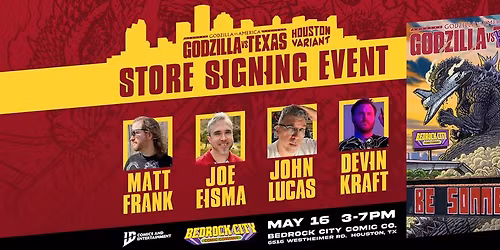 GODZILLA VS TEXAS SIGNING EVENT! \ud83c\udf06\ud83d\ude80\ud83e\udd18