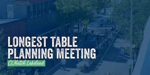 1st Official Committee Meeting for The Longest Table Planning Meeting