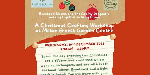 Christmas Table Decorations Crafting Workshop