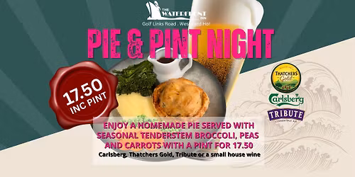 Monday Night Pie & Pint Night
