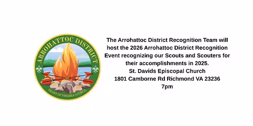 Arrohattoc District Recognition Event