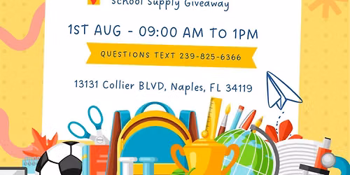 Open to The Public Back to School Bash 