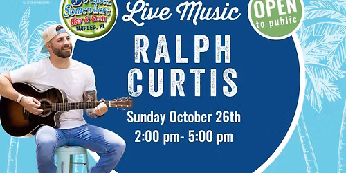 LIVE MUSIC with RALPH CURTIS