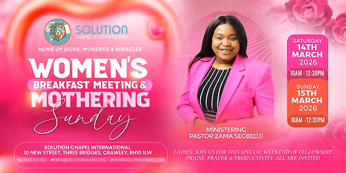 Women's Breakfast Meeting & Mothering Sunday Service