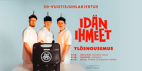 Id\u00e4n Ihmeet 20v -juhlakiertue @Tampere
