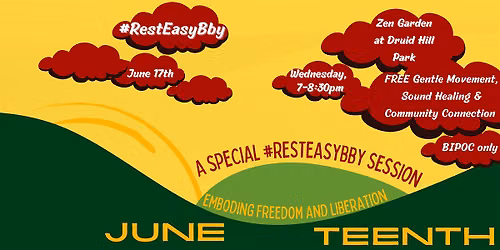 Juneteenth: Freedom Yoga Flow, Sound Bath, and Community Connection