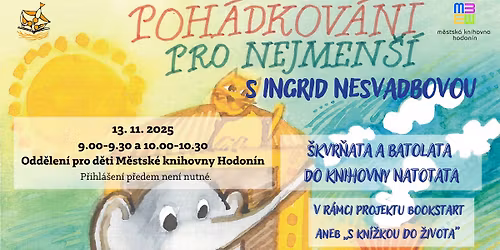 \u0160kvr\u0148ata a batolata do knihovny natotata