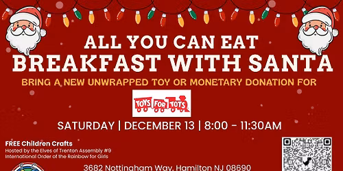 Breakfast with Santa Hamilton Square NJ
