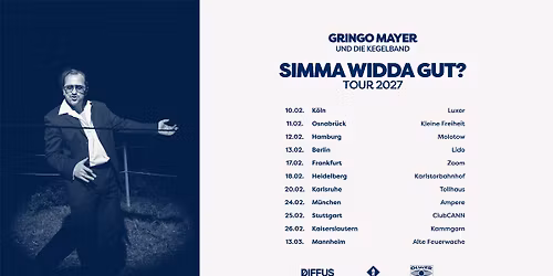 GRINGO MAYER und die Kegelband - Kaiserslautern, Kammgarn