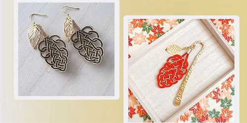 Mizuhiki: Japanese Decorative Knots \u2013 Autumn Leaf Knot