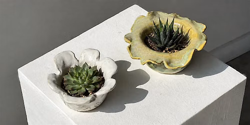 Ceramic Planter Pottery Class - Intro to Pottery Workshop