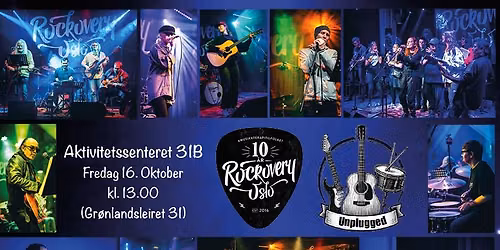 Rockovery Festival Oslo 2026 - Aktivitetssenteret 31B