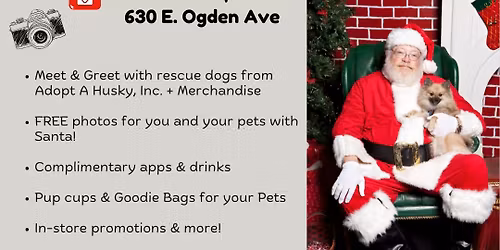 Third Annual Pet Photos with Santa Paws