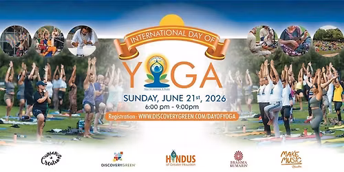 International Day of Yoga Celebration  @ Discovery Green\u00ae