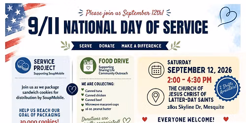 Service Project for 9\/11 National Day of Service