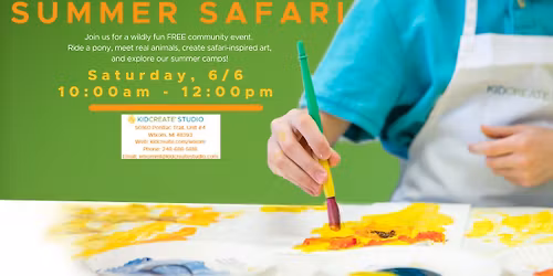 SAFARI SUMMER CAMP KICKOFF!
