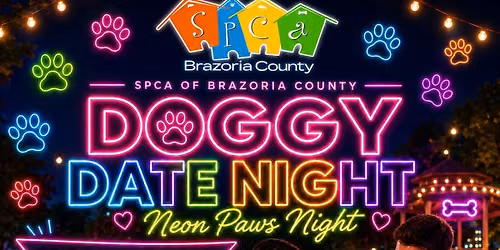Neon Doggy Date Night