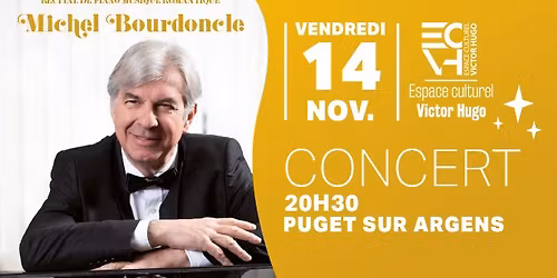 MICHEL BOURDONCLE - RECITAL PIANO ROMANTIQUE