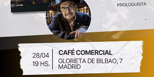 Presentaci\u00f3n de "Hotel en las afueras" de Rodolfo Serrano en Caf\u00e9 Comercial