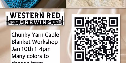 Chunky Beginner & Cable Knitted Blanket Workshop