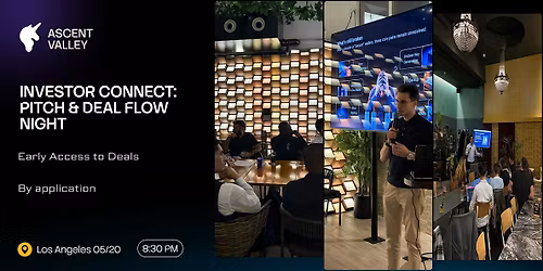 Investor Connect: Pitch & Deal Flow Night | Los Angeles