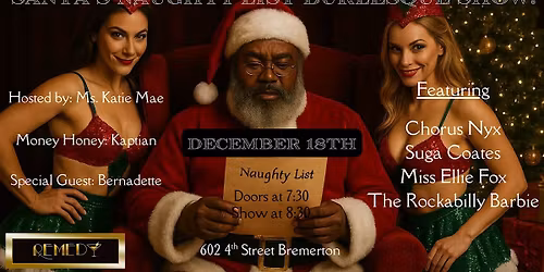 Santa's Naughty List Burlesque Show