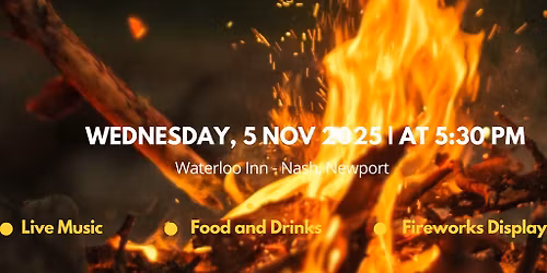 Bonfire Night at the Waterloo Inn - A Crackling Community Celeb!