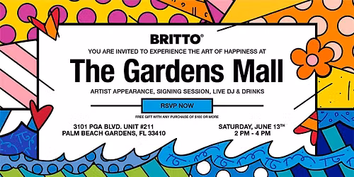 EXPERIENCE THE ART OF HAPPINESS at BRITTO at The Gardens Mall