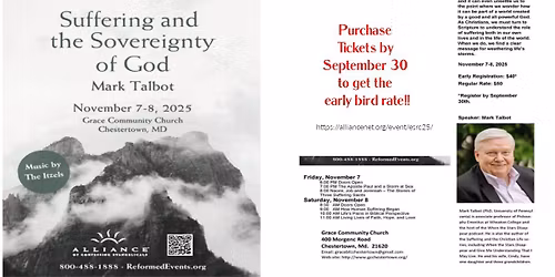 Suffering and the Sovereignty of God Conference 