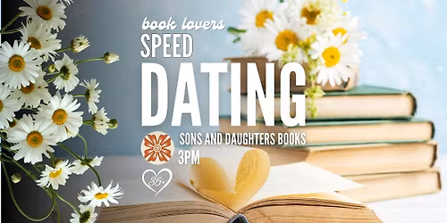 Book Lovers Speed Dating 35-45 with LIVE Comedy and Poetry