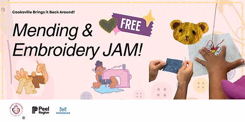 Mending & Embroidery Jam!