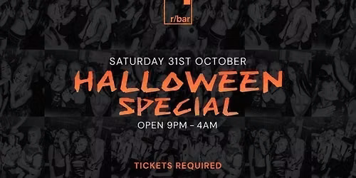 \ud83c\udf83 R\/BAR HALLOWEEN SATURDAY 2026 \ud83c\udf83
