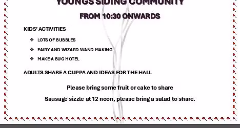 Youngs Siding AGM & Morning Tea