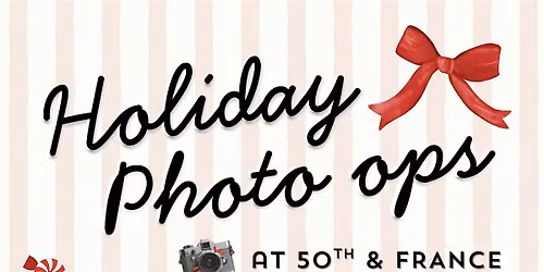 Holiday Photo Ops at 50th & France: Llamas, Santa, and Unicorns!