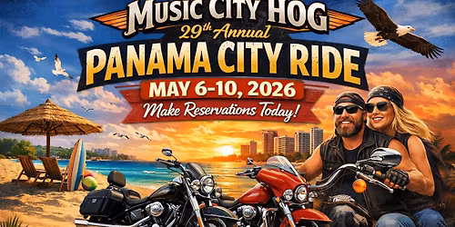 2026 Panama City Beach Ride - KSU at 8:00 am at the Twice Daily