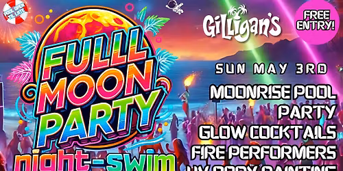 FULL MOON PARTY! 'NIGHT-SWIM' 