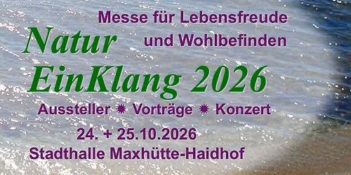 NaturEinKlang 2026 - Messe f\u00fcr Lebensfreude und Wohlbefinden