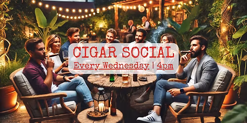 Wednesday Night Cigar Social at Park Plaza! \ud83d\udca8 Featuring Punch