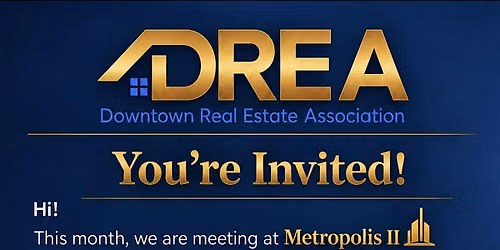 DREA Breakfast Meeting at Metropolis Tower II Thursday, September 24, 2026