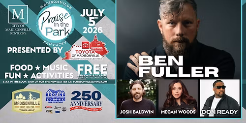 Praise In The Park SUNDAY, JULY 5, 2026 - America 250