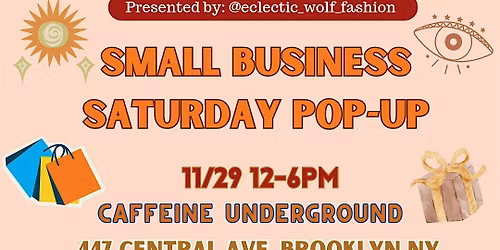 Small Business Saturday Pop-Up