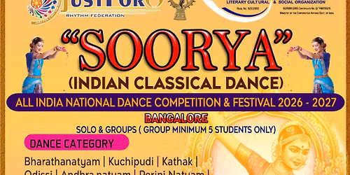 SOORYA Indian Classical dance Competition & Festival 2026-2027