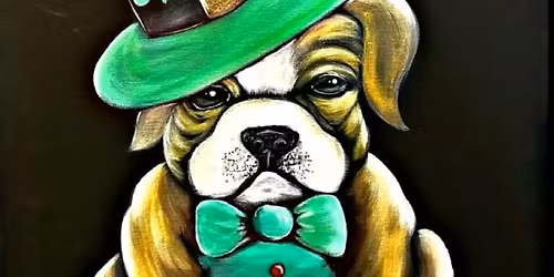 St. Patrick's Day Dog Guided Paint Class w\/ Janet Lantz