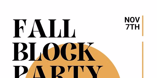 Fall block party 