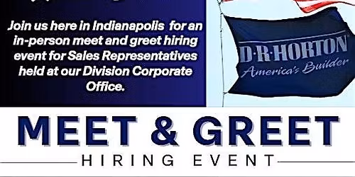 NEW HOME SALES CONSULTANT HIRING EVENT