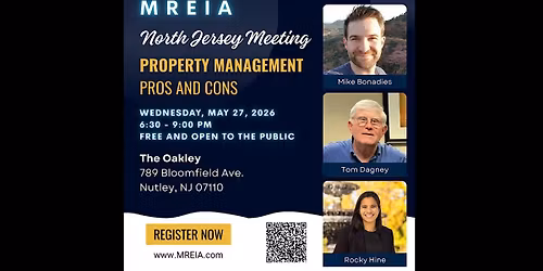 North Jersey Meeting: Property Management--Pros and Cons
