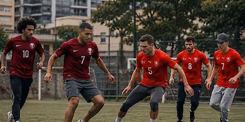 Flickmatch : FIFA Fan v Fan Soccer | Qatar vs Switzerland | SF Bay Area