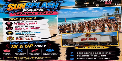Daytona Beach Party Bus day trip