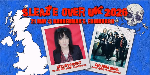 Dharma Guns (FI) & Steve Vincent Band UK Tour @ Bannermans
