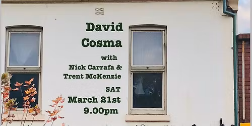 David Cosma at the Drunken Poet